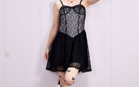 285/嘻嘻~《蕾丝与蝶》蕾丝摇曳,蝴蝶蹁跹,氛围感在此刻定格。